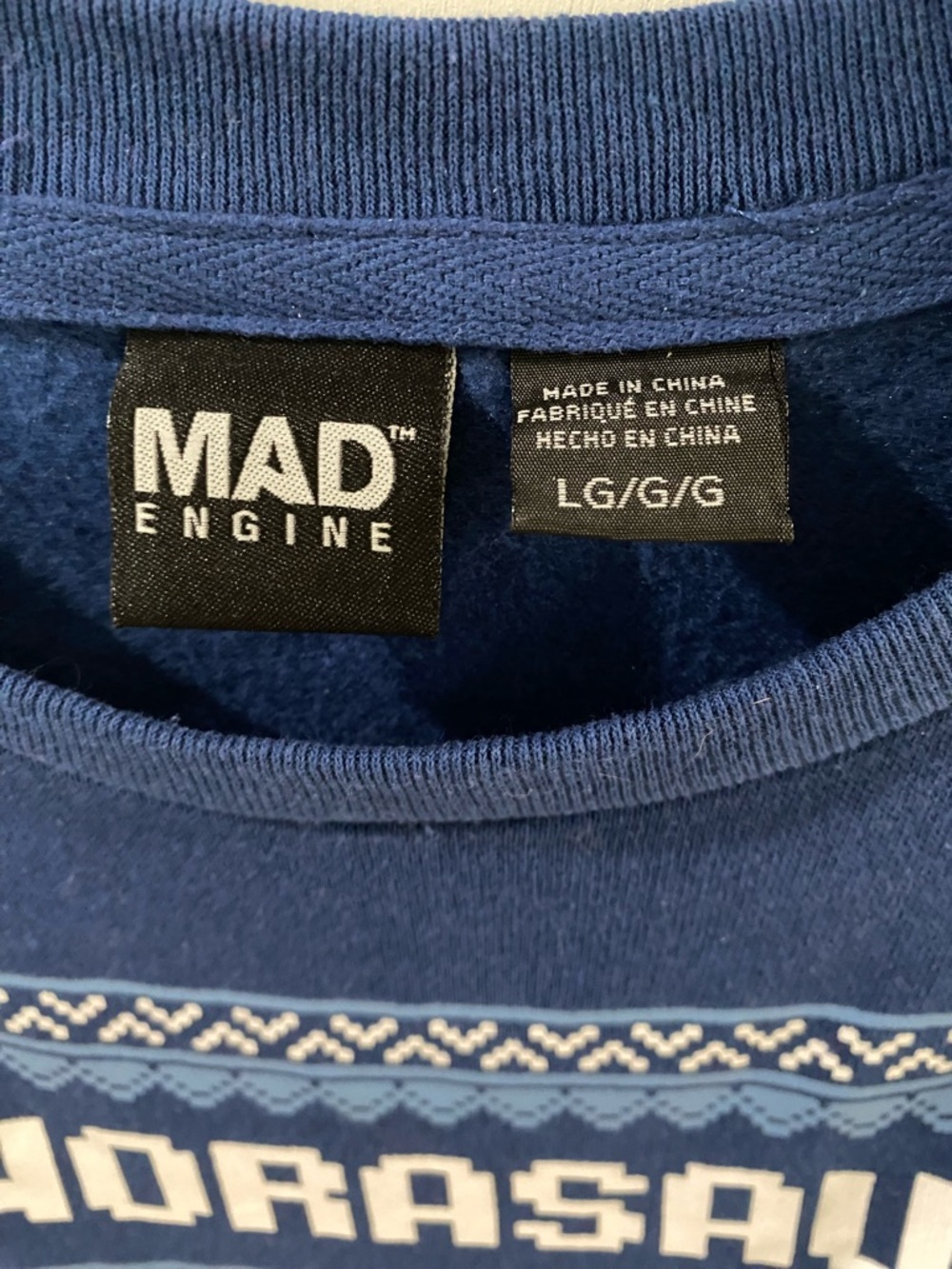 Mad Engine kid’s Menorasaurus Crewneck Sweater, new! - Picture 4 of 5